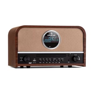 auna Columbia, DAB rádio, 60 W, CD přehrávač, DAB+/UKW tuner, USB nahrávání, Bluetooth