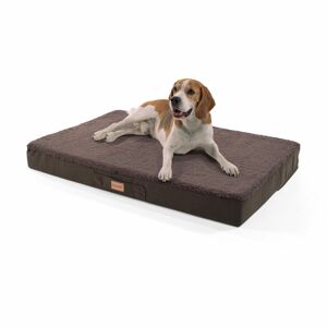 Brunolie Balu, pelíšek pro psa, polštář pro psa, možnost praní, ortopedický, protiskluzový, prodyšná paměťová pěna, velikost L (100 x 10 x 65 cm)