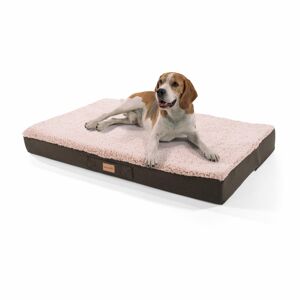 Brunolie Balu, pelíšek pro psa, polštář pro psa, možnost praní, ortopedický, protiskluzový, prodyšná paměťová pěna, velikost L (100 x 10 x 65 cm)