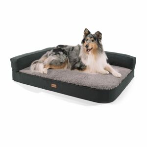 Brunolie Odin, pelíšek pro psa, psí podložka, pratelný, ortopedický, protiskluzový, prodyšný, paměťová pěna, velikost L (120 × 12 × 80 cm)