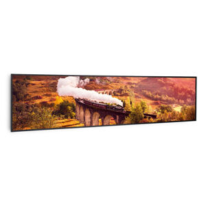 Klarstein Wonderwall Air Art Smart, infračervený ohřívač, vlak, 60 x 60 cm, 350 W
