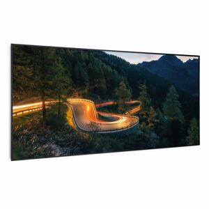Klarstein Wonderwall Air Art Smart, infračervený ohřívač, horská cesta, 120 x 60 cm, 700 W