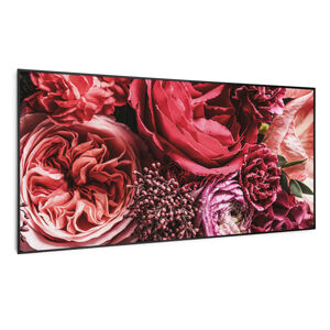Klarstein Wonderwall Air Art Smart, infračervený ohřívač, květ, 120 x 60 cm, 700 W