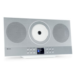 Auna Silverstar/Blackstar Swing, vertikální stereo systém, internet/DAB+/FM tuner, BT, CD, USB, AUX