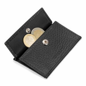 Slimpuro Coin Pocket, kapsa na mince s ochrannou RFID kartou, k tenkým peněženkám ZNAP 8 a 12, s patentkou