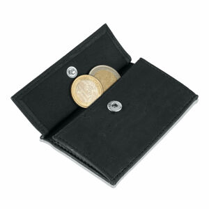 Slimpuro Coin Pocket, kapsa na mince s ochrannou RFID kartou, k tenkým peněženkám ZNAP 8 a 12, s patentkou