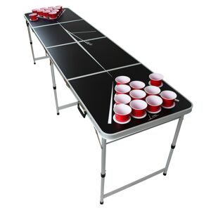 BeerCup Backspin, souprava se stolem na beer pong, American Eagle, držadla, držák na míčky, 6 míčků