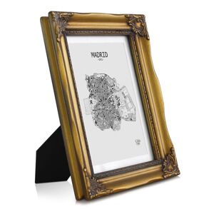 Casa Chic Regent, obrazový rám, obdélníkový, 17 × 12 cm fotografie, pasparta, sklo, rokoko