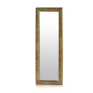 Casa Chic Norwich Zrcadlo Obdélníkový dřevěný rám 130 x 45 cm Mozaikový design