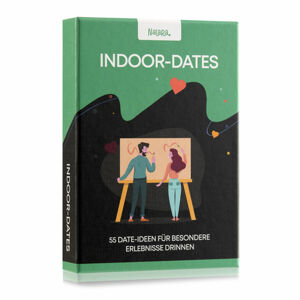 Spielehelden  Indoor Dates karetní hra pro páry 55 nápadů milostné rande  svatební dar