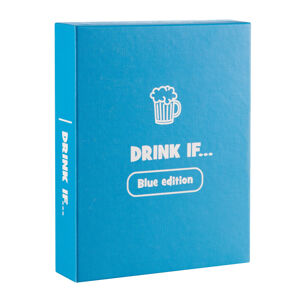 Spielehelden Drink if... Blue Edition Hra na pití 100+ otázek v angličtině Počet hráčů: 2+ Věk: od 18 let