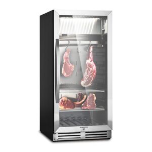 Klarstein Steakhouse Pro 233, chladnička na zrání masa, 1 zóna, 233 litrů, 1–25 °C, dotykový displej, panoramatické okno