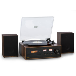 Auna Oxford SE, mini stereo systém, DAB+/FM, BT funkce, vinyl, CD, AUX-In