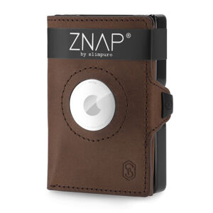 Slimpuro ZNAP Airtag Wallet, 12 kariet, priehradka na mince, 8 x 1,8 x 6 cm (Š x V x H), ochrana RFID