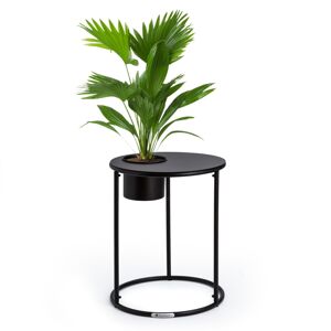 Blumfeldt Příruční stolek Irvine s květináčem, 41 x 50 cm (ØxV), práškově lakovaná ocel