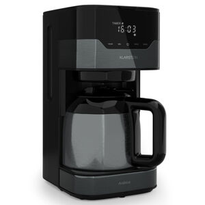 Klarstein Arabica 800W, kávovar, 1.2 l, Easy-touch control, stříbrno/černý