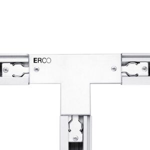 ERCO ERCO 3fázová T spojka ochranný vodič pravý, bílá