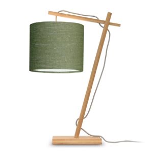 Good & Mojo GOOD & MOJO Andes stolní lampa, zelená/přírodní