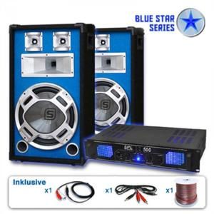 Electronic-Star Reproduktorový set Blue Star Series &quot;Basskick&quot;, 1600 W