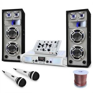 Electronic-Star DJ set Polar Bear, mix pult, zesilovač, reproduktory, 2200W