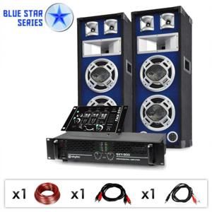Electronic-Star DJ PA set Blue Star Series &quot;Beatmix&quot;, 1200 W