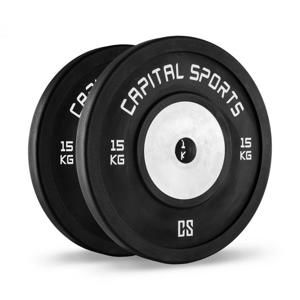 Capital Sports Inval, soutěžní bumper kotouče, 50 mm, hliníkové jádro, 2x 15 kg