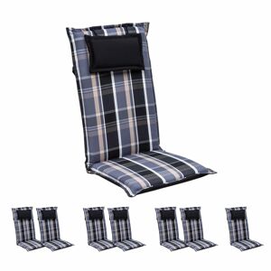 Blumfeldt Elbe, čalouněná podložka, podložka na židli, podložka na vyšší polohovací křeslo, na zahradní židli, dralon, 50 x 120 x 8 cm