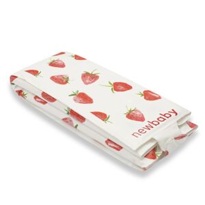 New Baby Cestovní přebalovací podložka Basic Strawberry, 40 x 59 cm